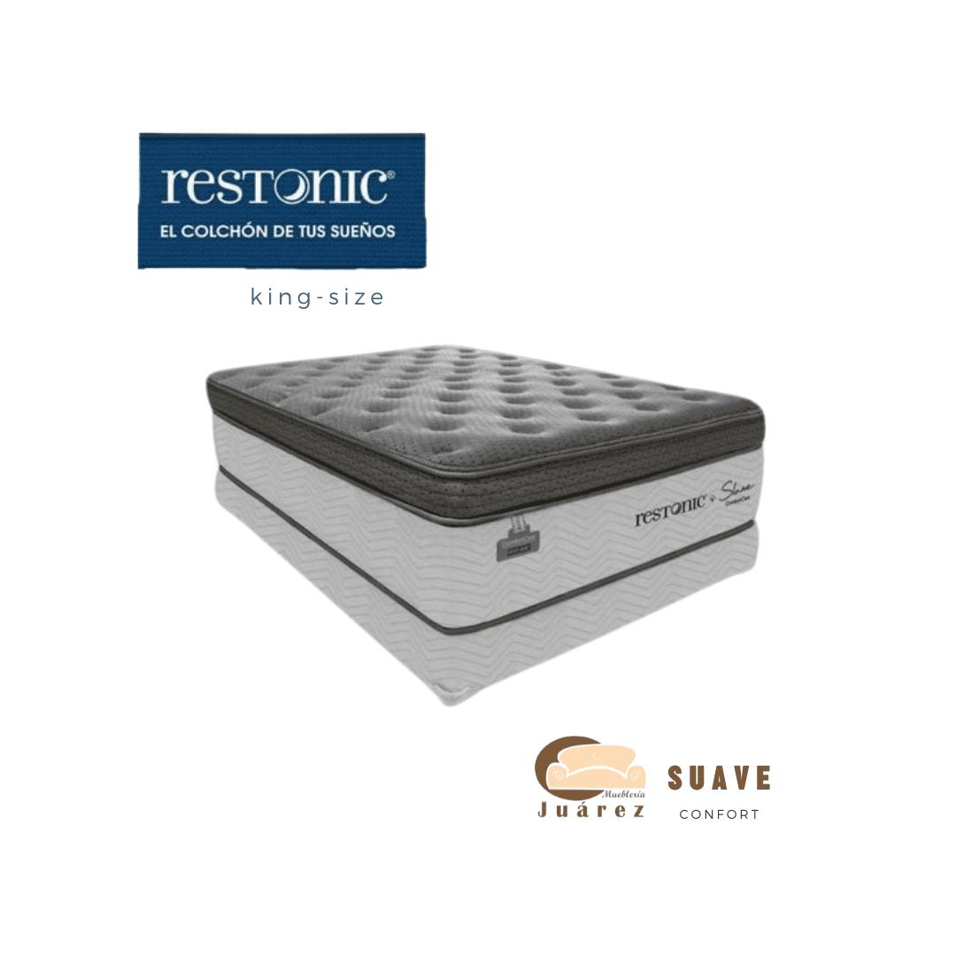 Colchón King size Restonic Slane Mueblería Juárez