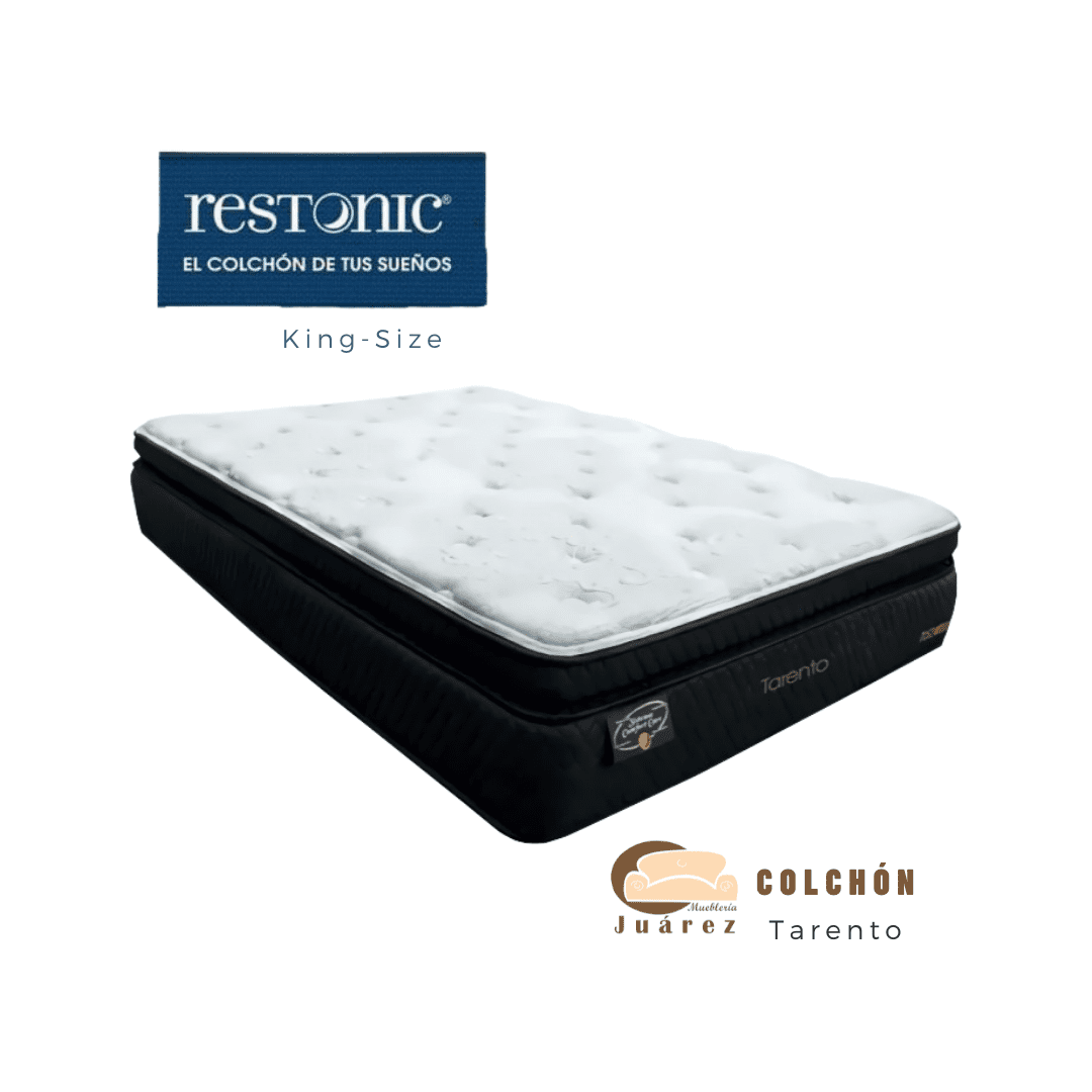 Colchón KingSize Restonic Mod. Tarento Mueblería Juárez
