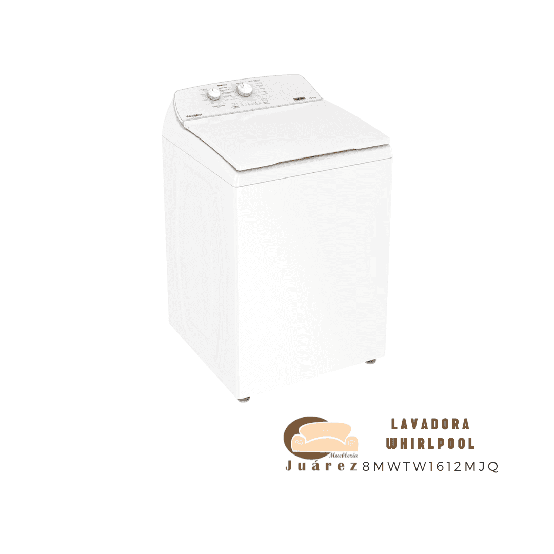 Lavadora Whirlpool 16kg Xpert System Blanco Mod. 8MWTW1612MJQ