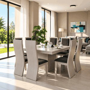 Antecomedor Diseños y Estilos Mod.Venecia 8 sillas